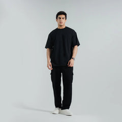 Premium Black Oversized T-Shirt.
