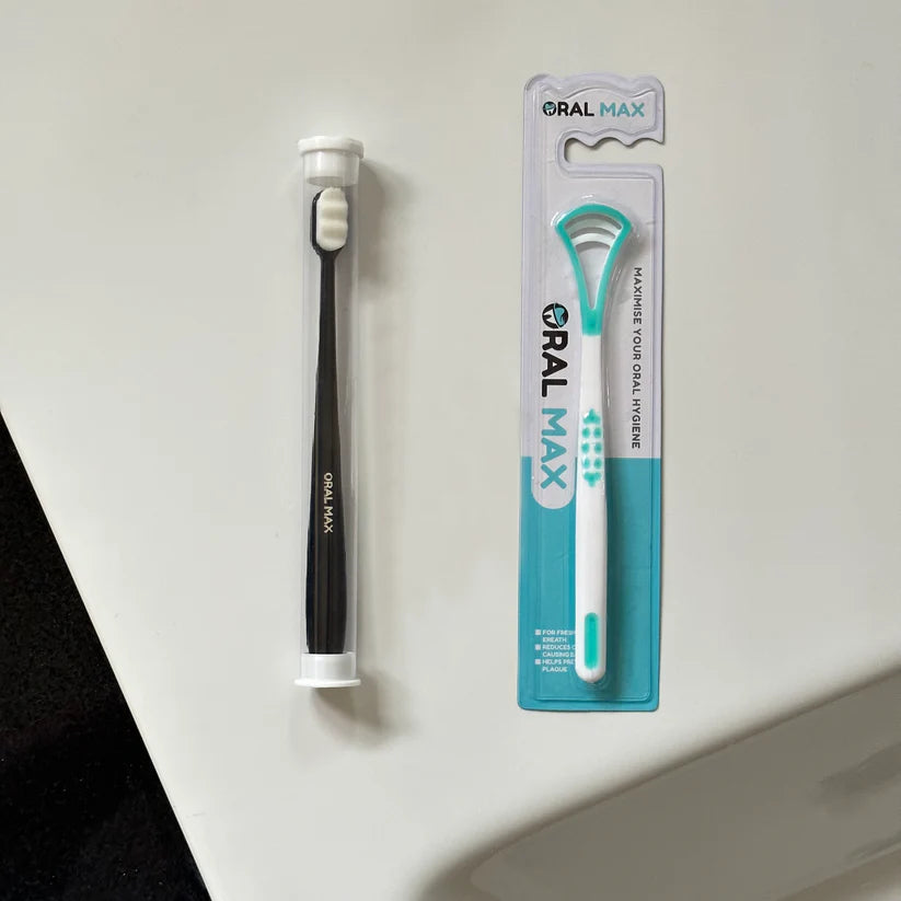 ORAL MAX - Nano Toothbrush & Tongue Cleaner Bundle