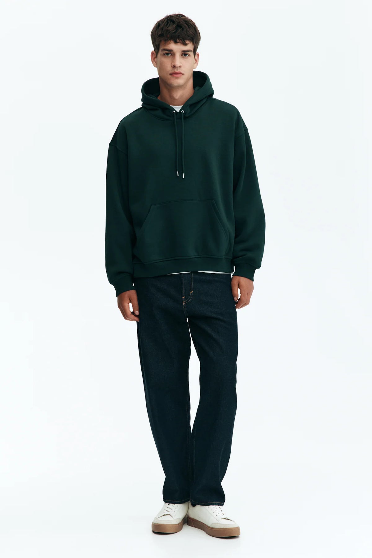 BOTTLE GREEN HOODIE